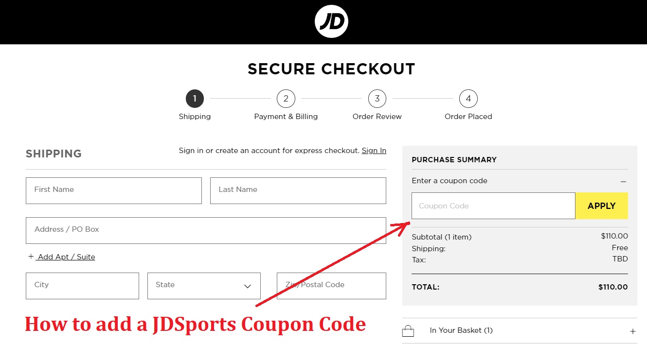 How to Apply a JD Sports Coupon Code in 6 Easy Steps